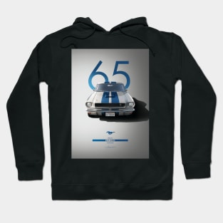 1965 Shelby GT350 Mustang Fastback Artwork Hoodie